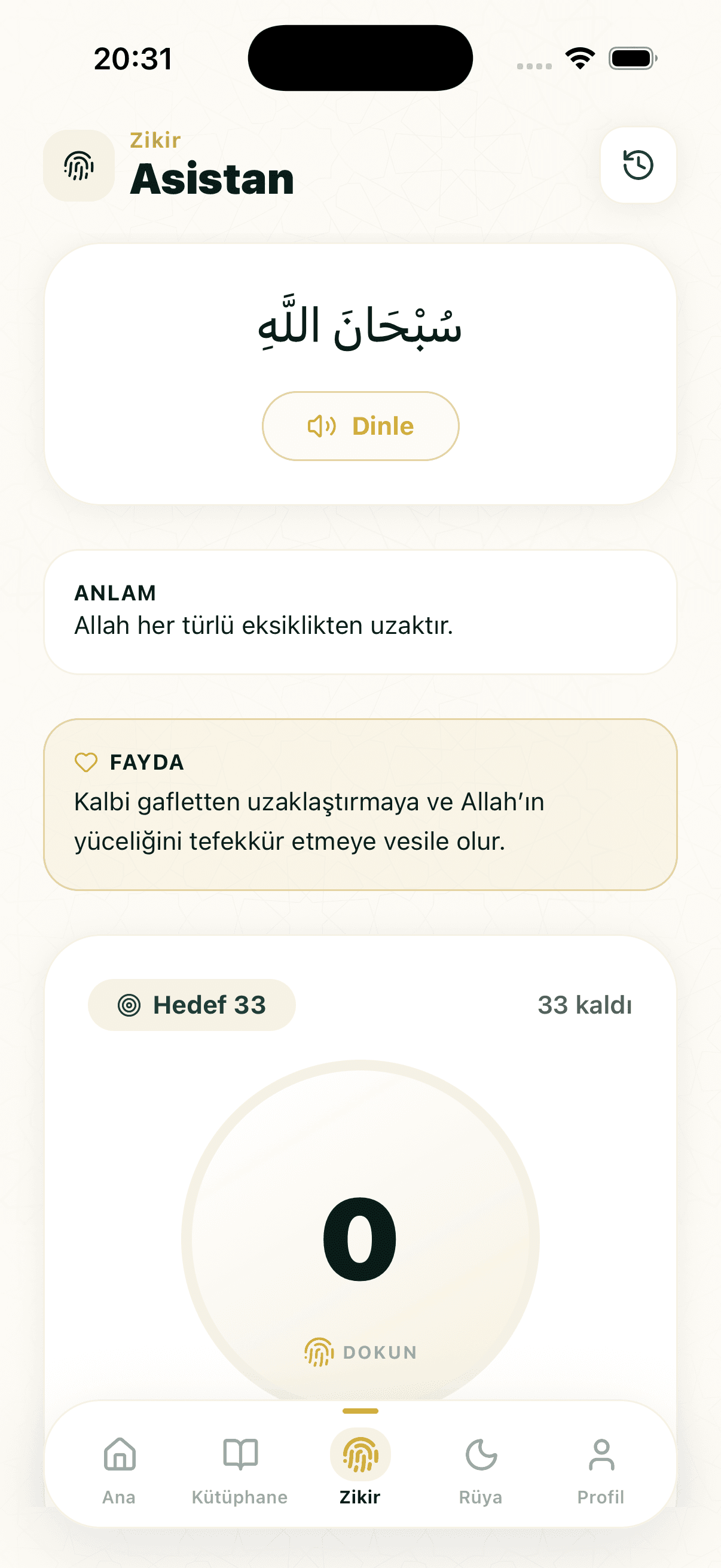 Akıllı Zikir Önerileri