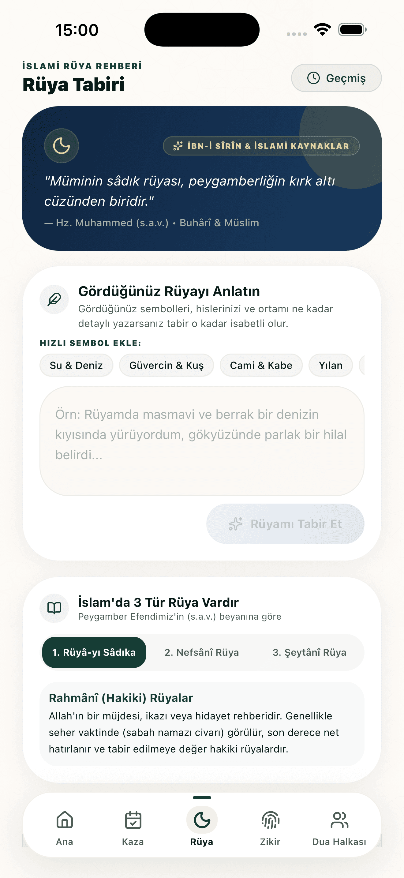 İslami Rüya Tabiri